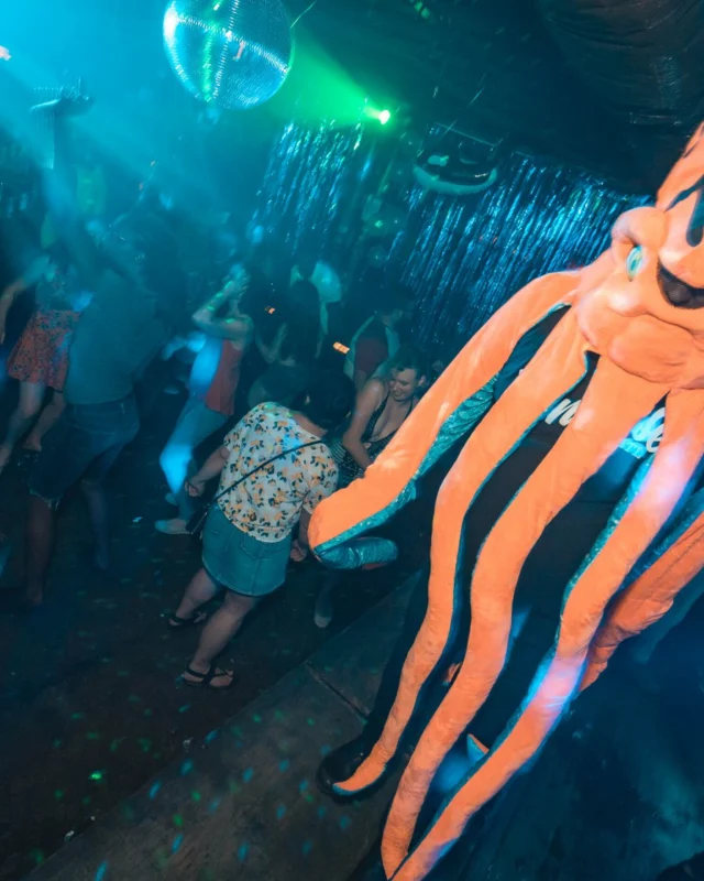 NONSENSE Under The Sea DANCE PARTY - JUNE 2018 at The Basement in East Atlanta. Kimber was the DJ. Photo by Fabeaux/Oh Snap.