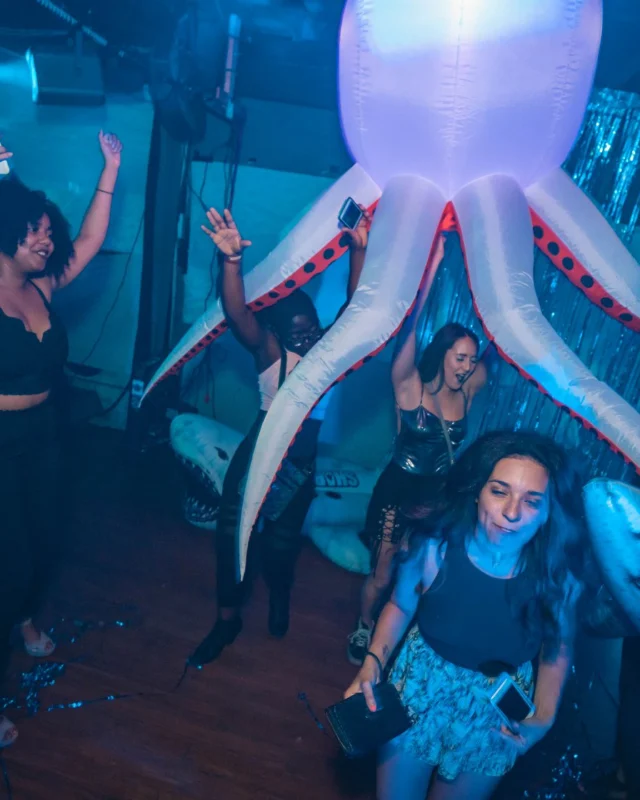 NONSENSE Under The Sea DANCE PARTY - JUNE 2018 at The Basement in East Atlanta. Kimber was the DJ. Photo by Fabeaux/Oh Snap.