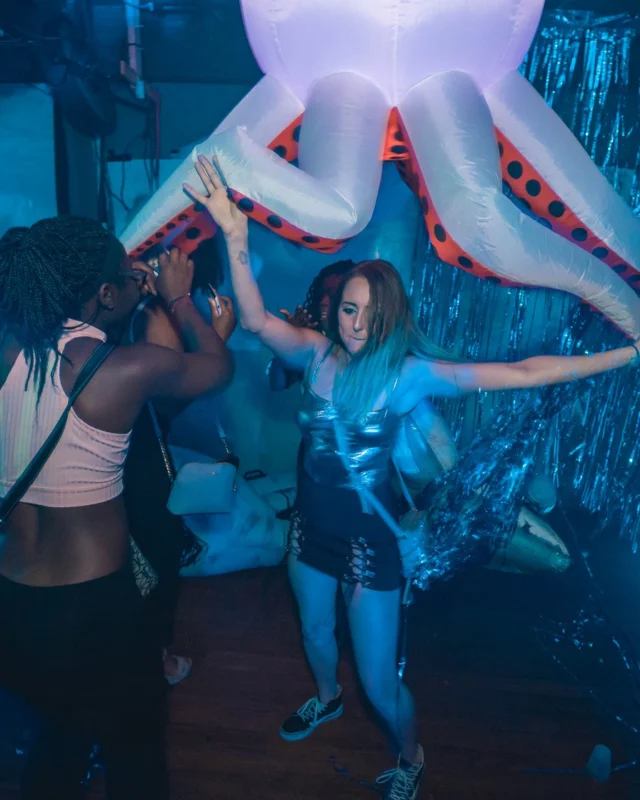 NONSENSE Under The Sea DANCE PARTY - JUNE 2018 at The Basement in East Atlanta. Kimber was the DJ. Photo by Fabeaux/Oh Snap.