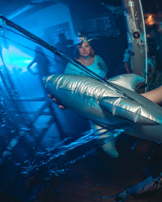 NONSENSE Under The Sea DANCE PARTY - JUNE 2018 at The Basement in East Atlanta. Kimber was the DJ. Photo by Fabeaux/Oh Snap.