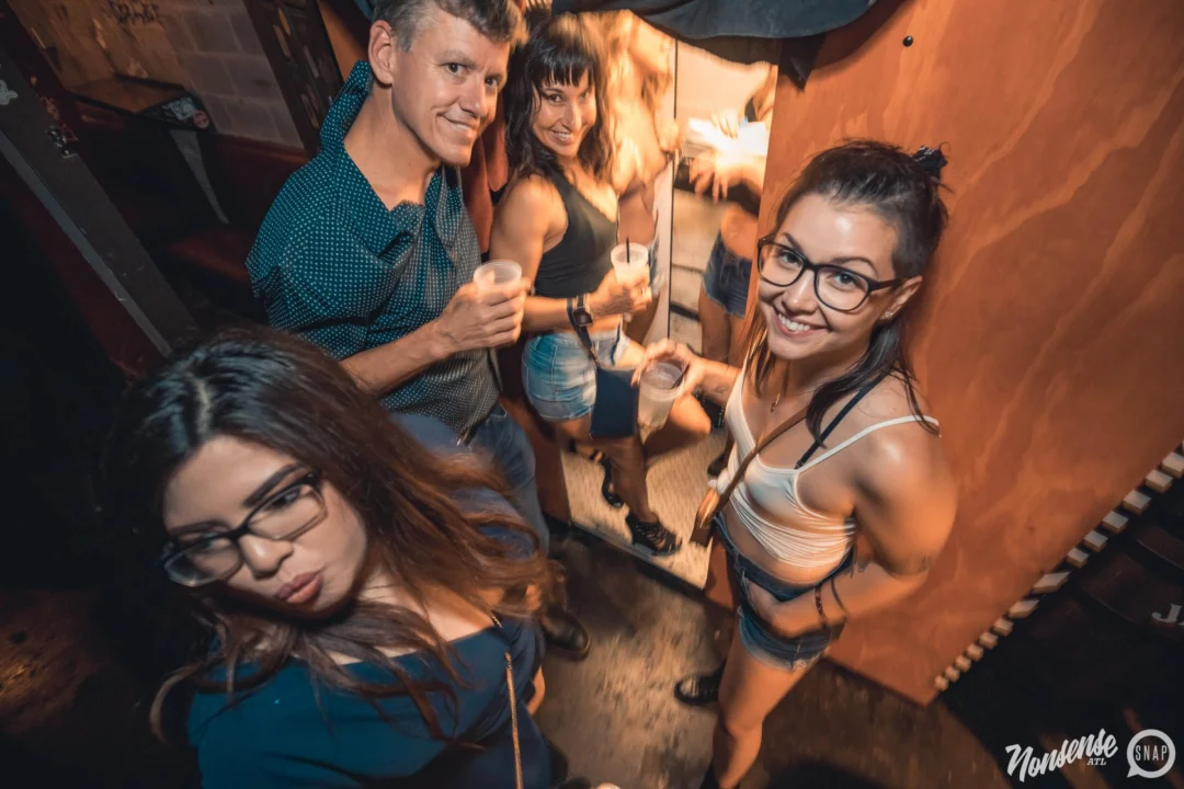 NONSENSE Under The Sea DANCE PARTY - JUNE 2018 at The Basement in East Atlanta. Kimber was the DJ. Photo by Fabeaux/Oh Snap.