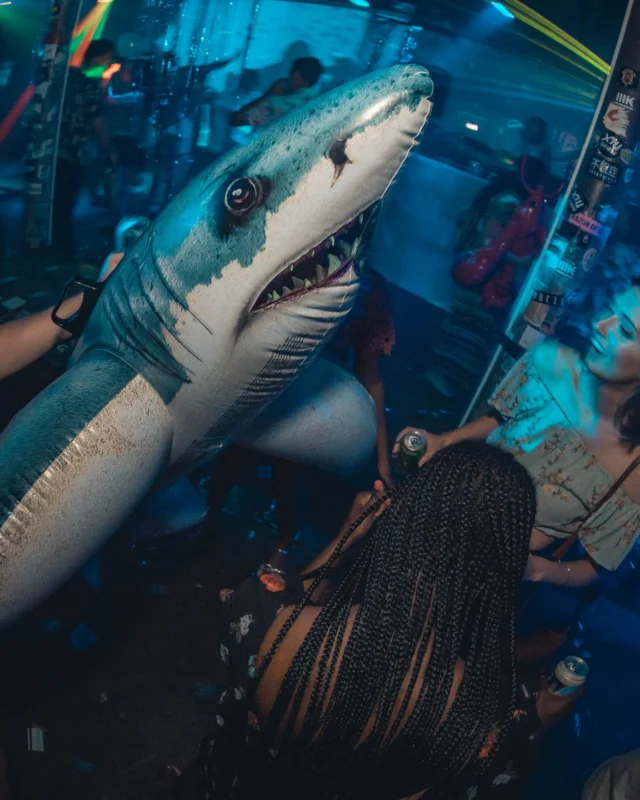 NONSENSE Under The Sea DANCE PARTY - JUNE 2018 at The Basement in East Atlanta. Kimber was the DJ. Photo by Fabeaux/Oh Snap.