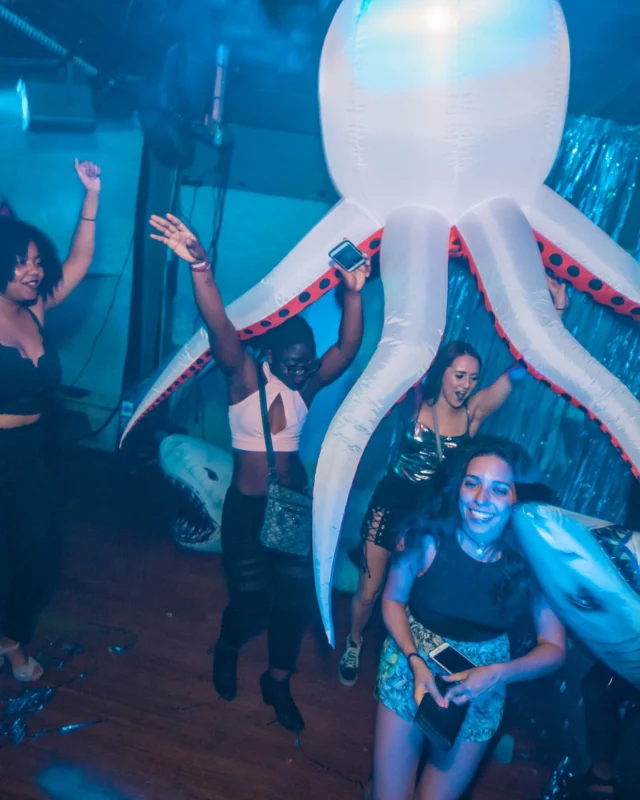 NONSENSE Under The Sea DANCE PARTY - JUNE 2018 at The Basement in East Atlanta. Kimber was the DJ. Photo by Fabeaux/Oh Snap.
