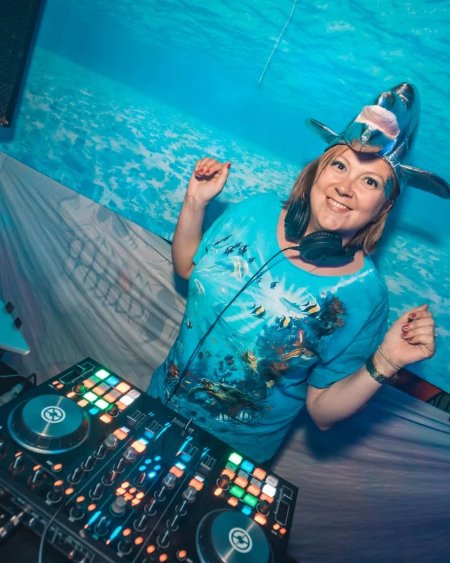 NONSENSE Under The Sea DANCE PARTY - JUNE 2018 at The Basement in East Atlanta. Kimber was the DJ. Photo by Fabeaux/Oh Snap.