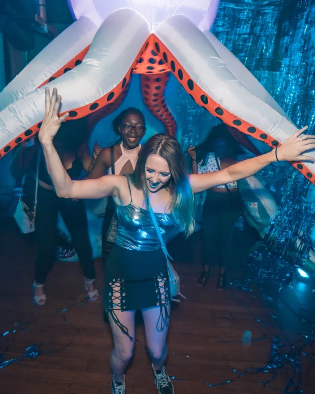 NONSENSE Under The Sea DANCE PARTY - JUNE 2018 at The Basement in East Atlanta. Kimber was the DJ. Photo by Fabeaux/Oh Snap.