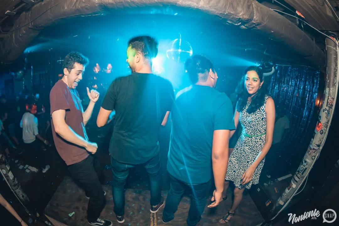 NONSENSE Under The Sea DANCE PARTY - JUNE 2018 at The Basement in East Atlanta. Kimber was the DJ. Photo by Fabeaux/Oh Snap.