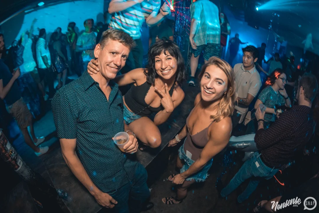 NONSENSE Under The Sea DANCE PARTY - JUNE 2018 at The Basement in East Atlanta. Kimber was the DJ. Photo by Fabeaux/Oh Snap.