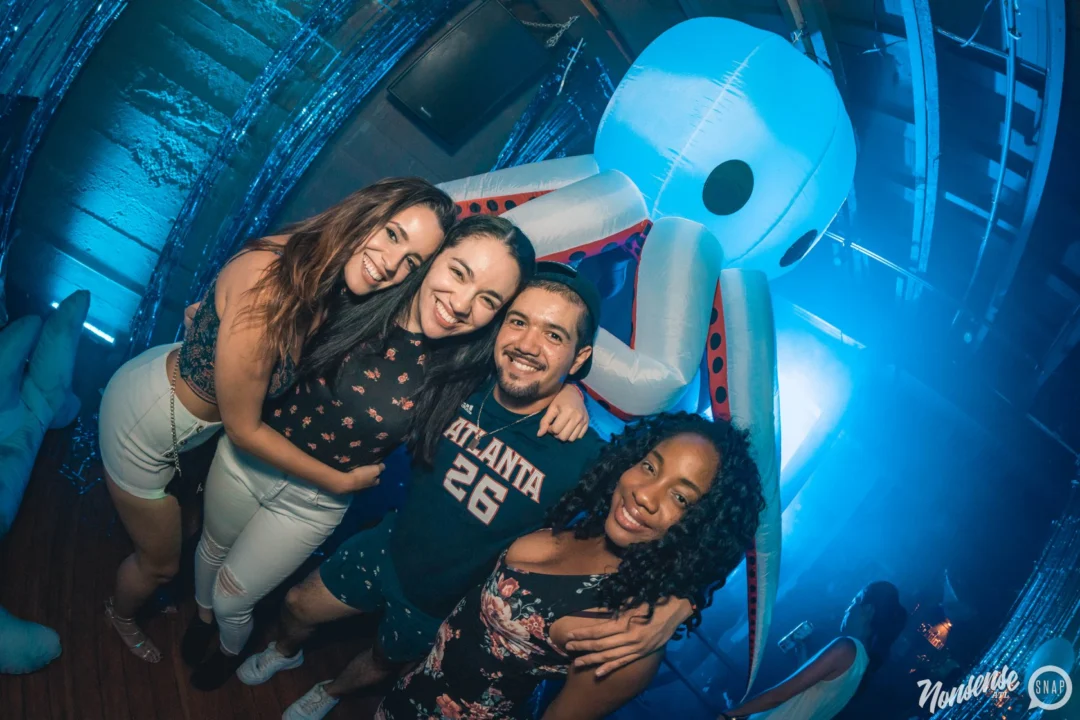 NONSENSE Under The Sea DANCE PARTY - JUNE 2018 at The Basement in East Atlanta. Kimber was the DJ. Photo by Fabeaux/Oh Snap.