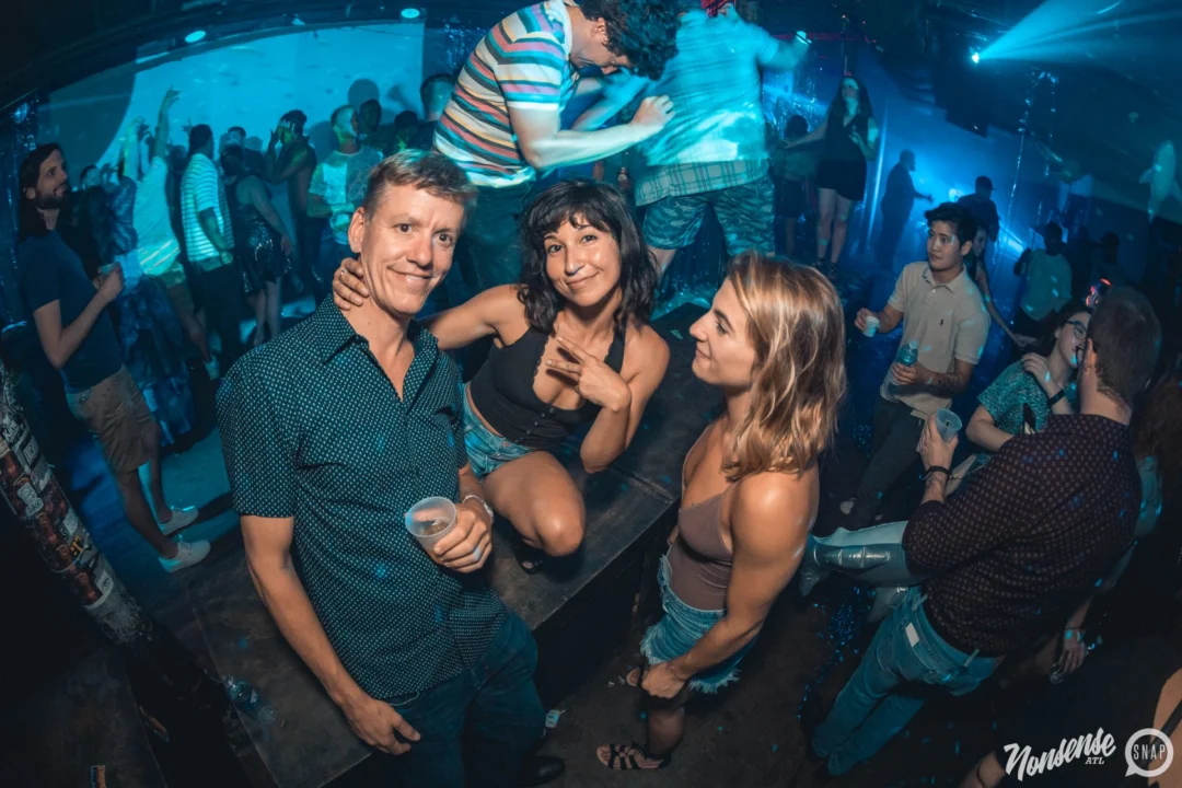 NONSENSE Under The Sea DANCE PARTY - JUNE 2018 at The Basement in East Atlanta. Kimber was the DJ. Photo by Fabeaux/Oh Snap.