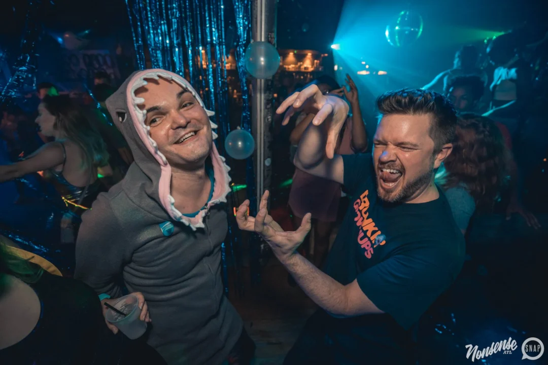 NONSENSE Under The Sea DANCE PARTY - JUNE 2018 at The Basement in East Atlanta. Kimber was the DJ. Photo by Fabeaux/Oh Snap.