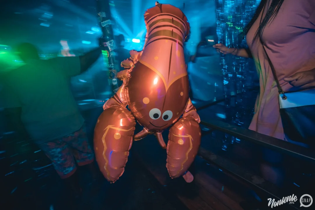 NONSENSE Under The Sea DANCE PARTY - JUNE 2018 at The Basement in East Atlanta. Kimber was the DJ. Photo by Fabeaux/Oh Snap.