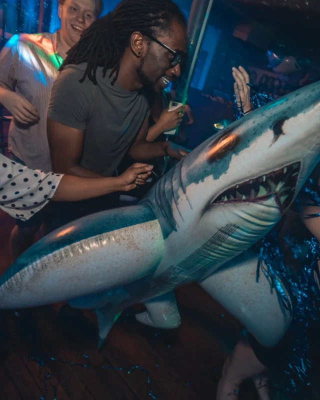 NONSENSE Under The Sea DANCE PARTY - JUNE 2018 at The Basement in East Atlanta. Kimber was the DJ. Photo by Fabeaux/Oh Snap.