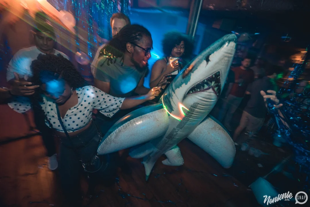 NONSENSE Under The Sea DANCE PARTY - JUNE 2018 at The Basement in East Atlanta. Kimber was the DJ. Photo by Fabeaux/Oh Snap.