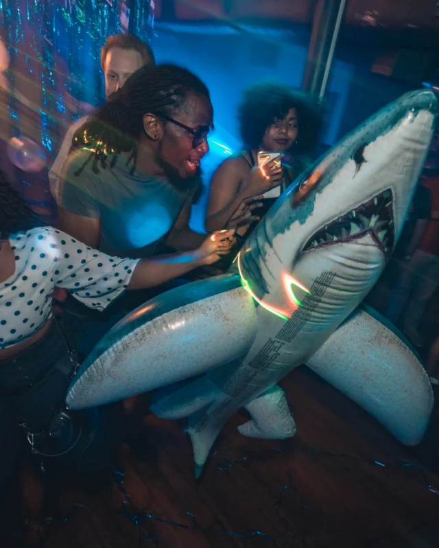 NONSENSE Under The Sea DANCE PARTY - JUNE 2018 at The Basement in East Atlanta. Kimber was the DJ. Photo by Fabeaux/Oh Snap.