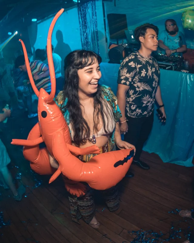 NONSENSE Under The Sea DANCE PARTY - JUNE 2018 at The Basement in East Atlanta. Kimber was the DJ. Photo by Fabeaux/Oh Snap.