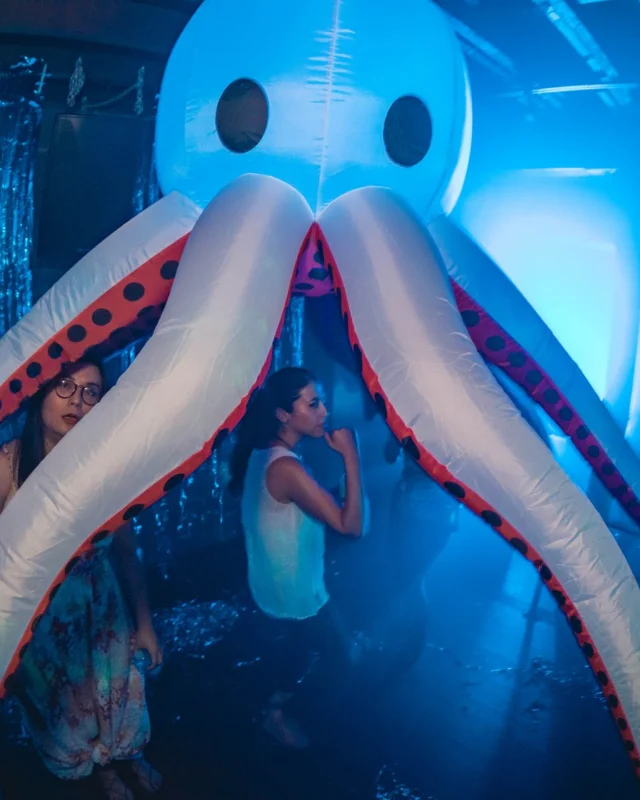 NONSENSE Under The Sea DANCE PARTY - JUNE 2018 at The Basement in East Atlanta. Kimber was the DJ. Photo by Fabeaux/Oh Snap.
