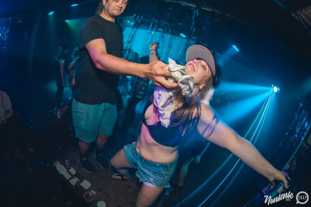 NONSENSE Under The Sea DANCE PARTY - JUNE 2018 at The Basement in East Atlanta. Kimber was the DJ. Photo by Fabeaux/Oh Snap.