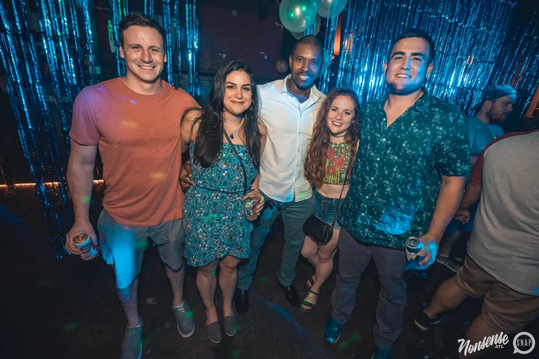 NONSENSE Under The Sea DANCE PARTY - JUNE 2018 at The Basement in East Atlanta. Kimber was the DJ. Photo by Fabeaux/Oh Snap.