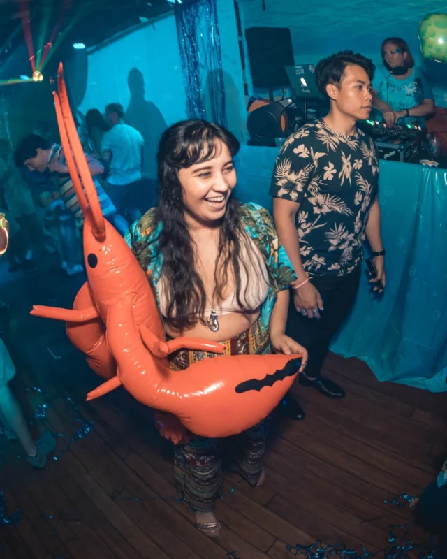 NONSENSE Under The Sea DANCE PARTY - JUNE 2018 at The Basement in East Atlanta. Kimber was the DJ. Photo by Fabeaux/Oh Snap.