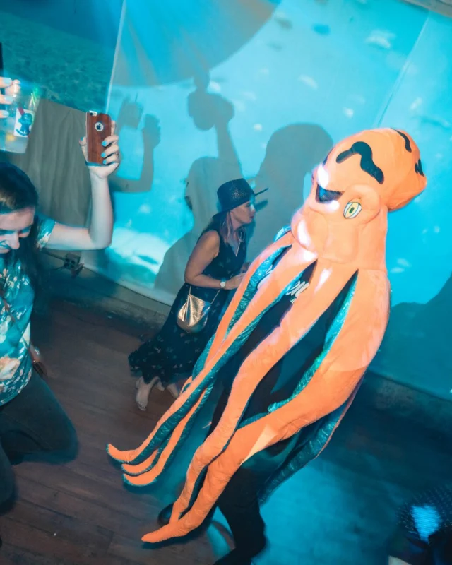 NONSENSE Under The Sea DANCE PARTY - JUNE 2018 at The Basement in East Atlanta. Kimber was the DJ. Photo by Fabeaux/Oh Snap.