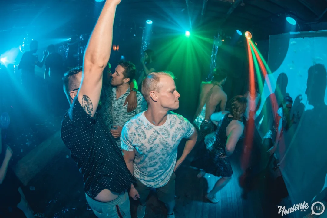 NONSENSE Under The Sea DANCE PARTY - JUNE 2018 at The Basement in East Atlanta. Kimber was the DJ. Photo by Fabeaux/Oh Snap.