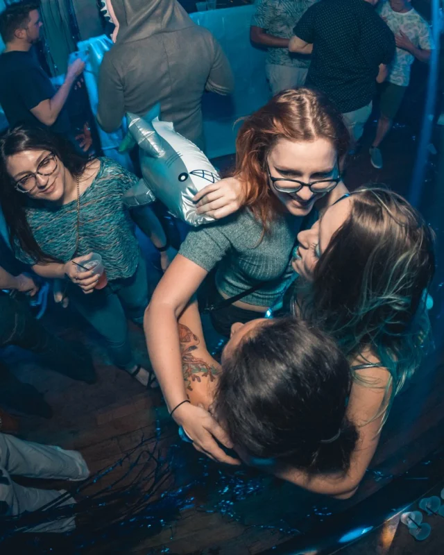 NONSENSE Under The Sea DANCE PARTY - JUNE 2018 at The Basement in East Atlanta. Kimber was the DJ. Photo by Fabeaux/Oh Snap.