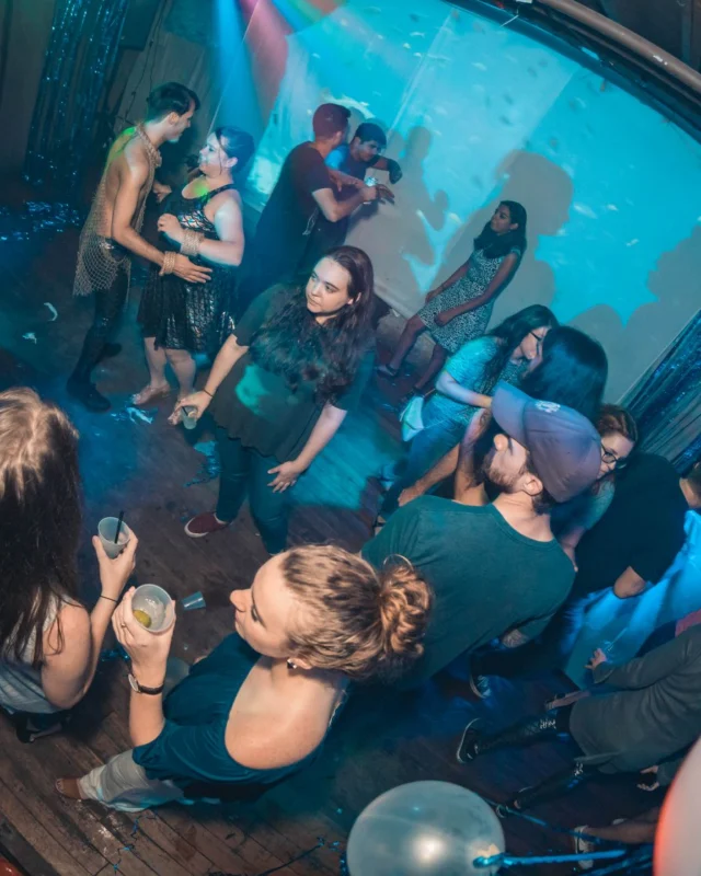 NONSENSE Under The Sea DANCE PARTY - JUNE 2018 at The Basement in East Atlanta. Kimber was the DJ. Photo by Fabeaux/Oh Snap.