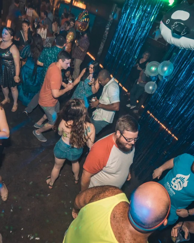 NONSENSE Under The Sea DANCE PARTY - JUNE 2018 at The Basement in East Atlanta. Kimber was the DJ. Photo by Fabeaux/Oh Snap.