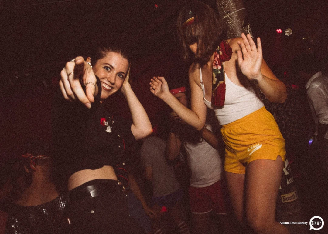 Atlanta Disco Society II at The Basement. East Atlanta. July 28, 2018. Kimber was the DJ. Photos by Stephanie Heath/Oh Snap.