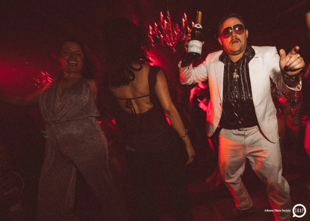 Atlanta Disco Society II at The Basement. East Atlanta. July 28, 2018. Kimber was the DJ. Photos by Stephanie Heath/Oh Snap.