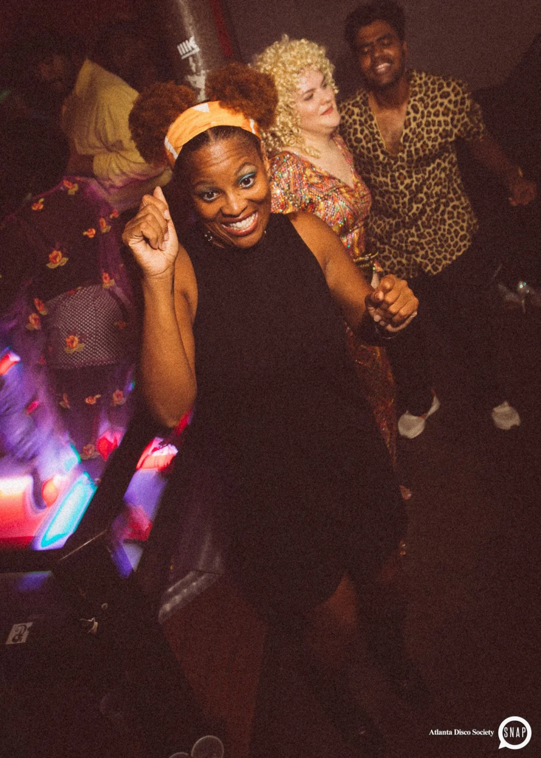 Atlanta Disco Society II at The Basement. East Atlanta. July 28, 2018. Kimber was the DJ. Photos by Stephanie Heath/Oh Snap.