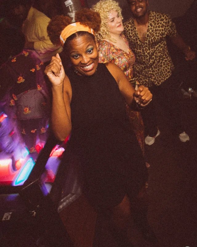 Atlanta Disco Society II at The Basement. East Atlanta. July 28, 2018. Kimber was the DJ. Photos by Stephanie Heath/Oh Snap.
