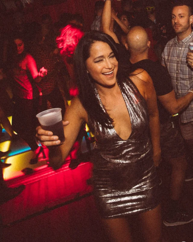 Atlanta Disco Society II at The Basement. East Atlanta. July 28, 2018. Kimber was the DJ. Photos by Stephanie Heath/Oh Snap.