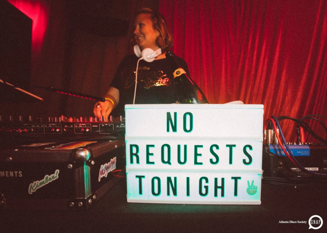 Atlanta Disco Society II at The Basement. East Atlanta. July 28, 2018. Kimber was the DJ. Photos by Stephanie Heath/Oh Snap.