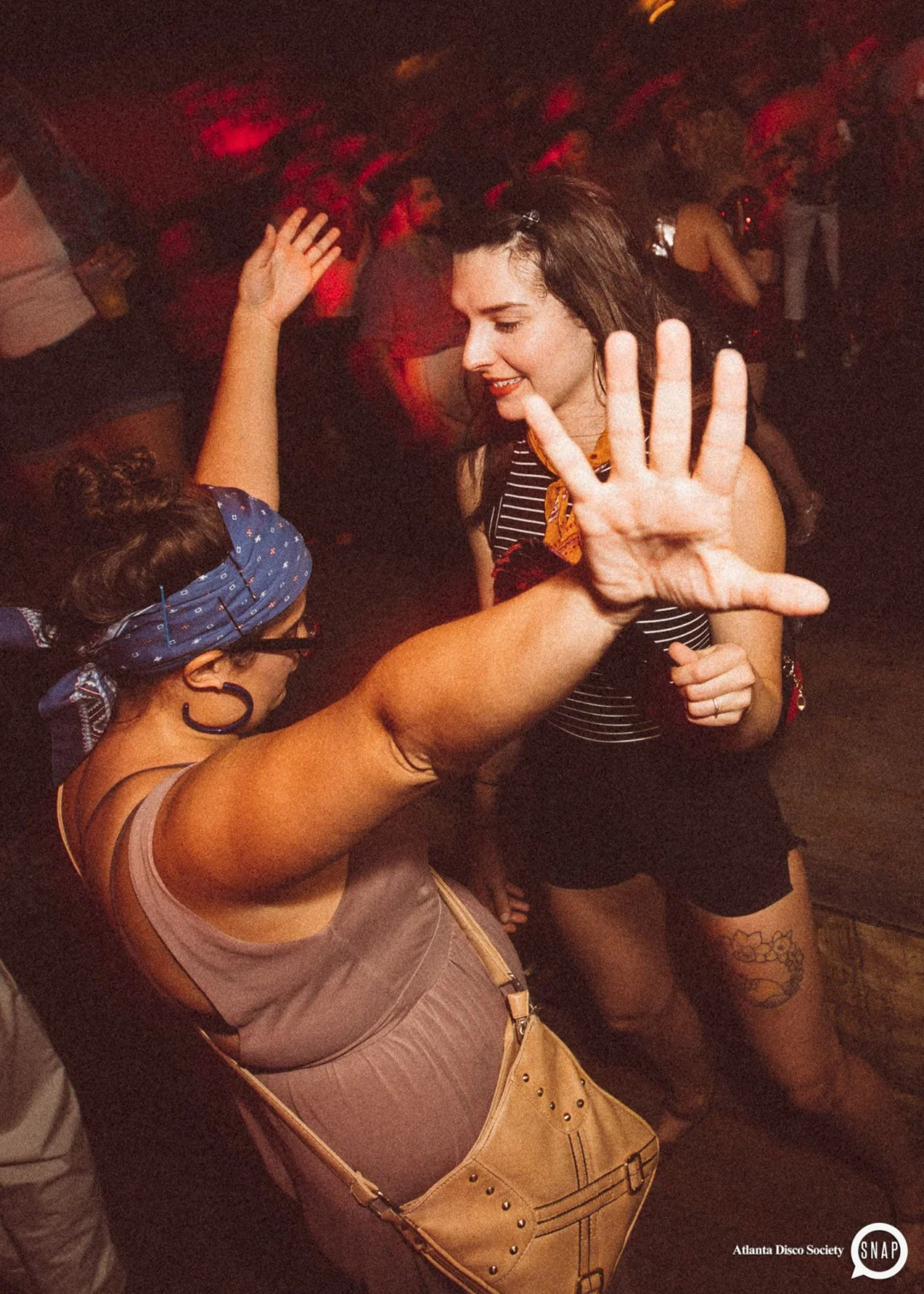 Atlanta Disco Society II at The Basement. East Atlanta. July 28, 2018. Kimber was the DJ. Photos by Stephanie Heath/Oh Snap.