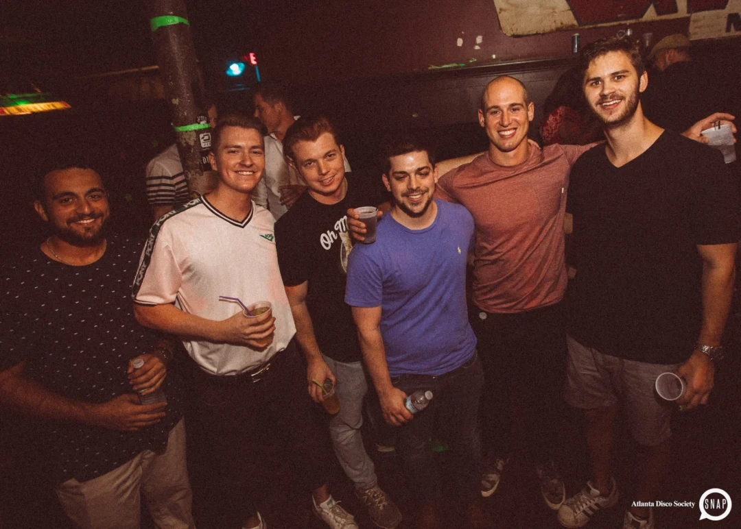 Atlanta Disco Society II at The Basement. East Atlanta. July 28, 2018. Kimber was the DJ. Photos by Stephanie Heath/Oh Snap.