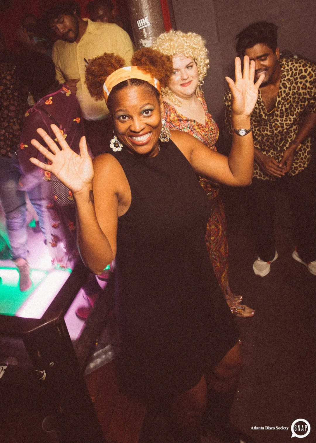Atlanta Disco Society II at The Basement. East Atlanta. July 28, 2018. Kimber was the DJ. Photos by Stephanie Heath/Oh Snap.