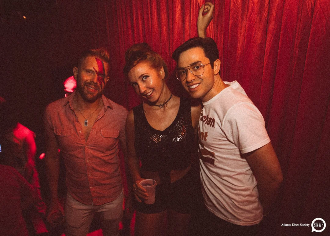 Atlanta Disco Society II at The Basement. East Atlanta. July 28, 2018. Kimber was the DJ. Photos by Stephanie Heath/Oh Snap.