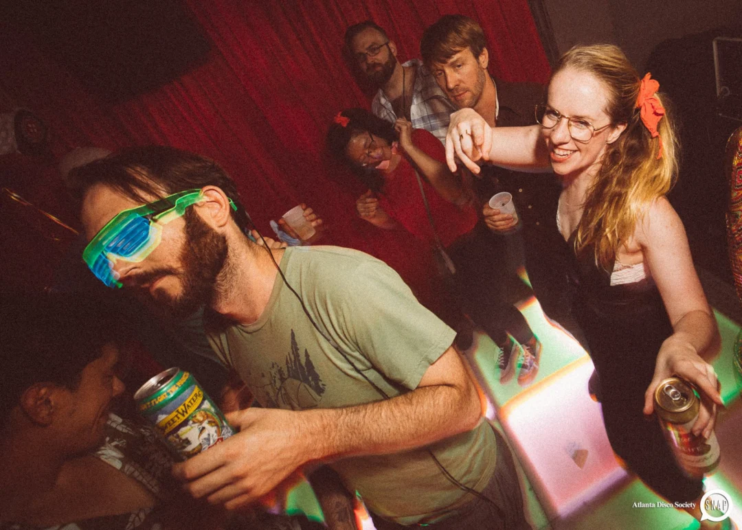 Atlanta Disco Society II at The Basement. East Atlanta. July 28, 2018. Kimber was the DJ. Photos by Stephanie Heath/Oh Snap.