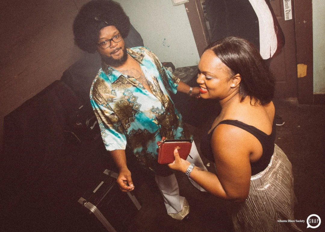 Atlanta Disco Society II at The Basement. East Atlanta. July 28, 2018. Kimber was the DJ. Photos by Stephanie Heath/Oh Snap.