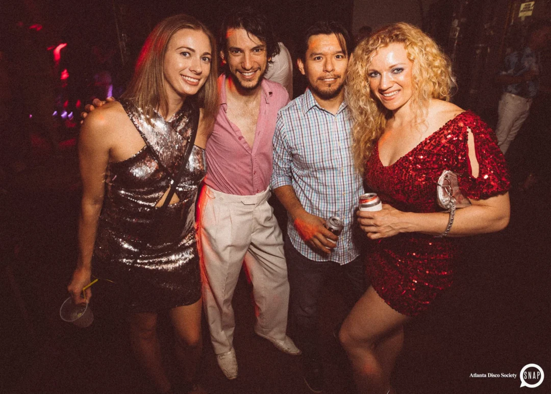 Atlanta Disco Society II at The Basement. East Atlanta. July 28, 2018. Kimber was the DJ. Photos by Stephanie Heath/Oh Snap.