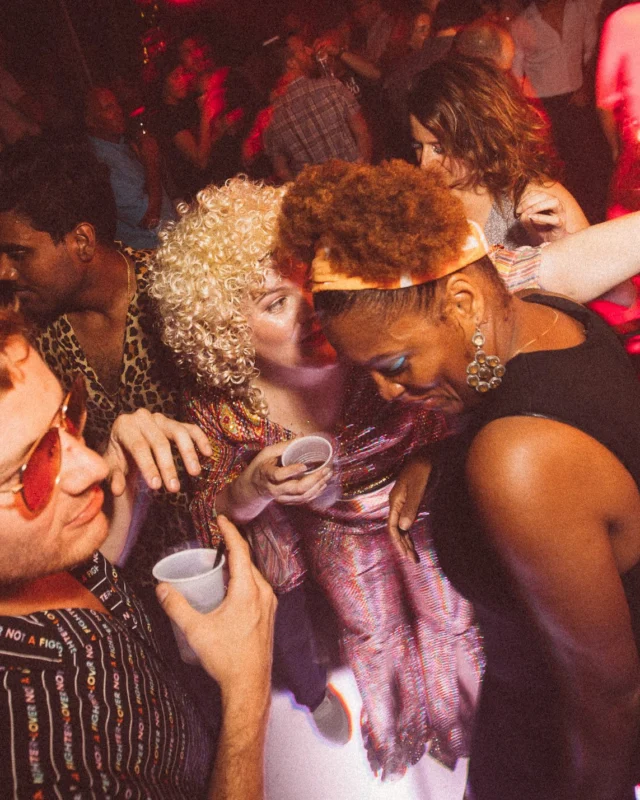 Atlanta Disco Society II at The Basement. East Atlanta. July 28, 2018. Kimber was the DJ. Photos by Stephanie Heath/Oh Snap.