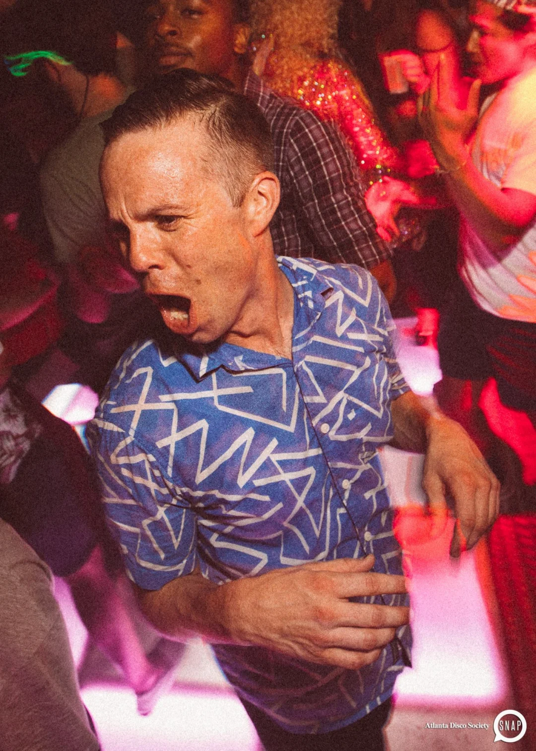 Atlanta Disco Society II at The Basement. East Atlanta. July 28, 2018. Kimber was the DJ. Photos by Stephanie Heath/Oh Snap.