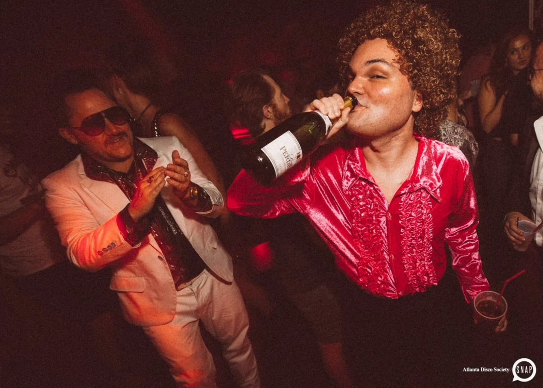 Atlanta Disco Society II at The Basement. East Atlanta. July 28, 2018. Kimber was the DJ. Photos by Stephanie Heath/Oh Snap.
