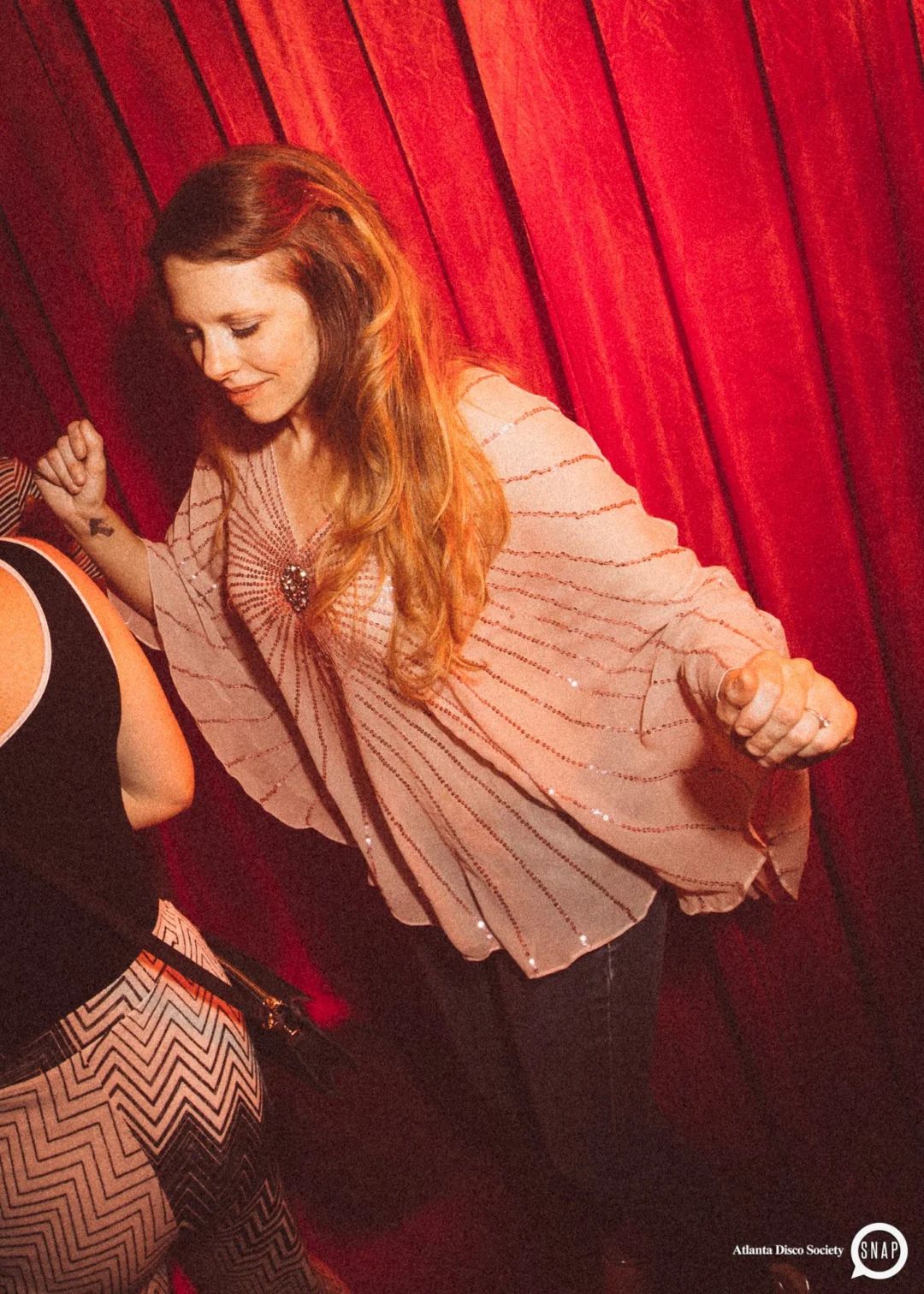 Atlanta Disco Society II at The Basement. East Atlanta. July 28, 2018. Kimber was the DJ. Photos by Stephanie Heath/Oh Snap.