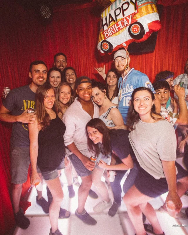 Atlanta Disco Society II at The Basement. East Atlanta. July 28, 2018. Kimber was the DJ. Photos by Stephanie Heath/Oh Snap.
