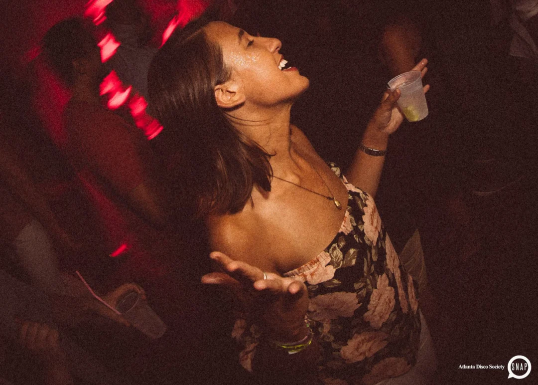 Atlanta Disco Society II at The Basement. East Atlanta. July 28, 2018. Kimber was the DJ. Photos by Stephanie Heath/Oh Snap.