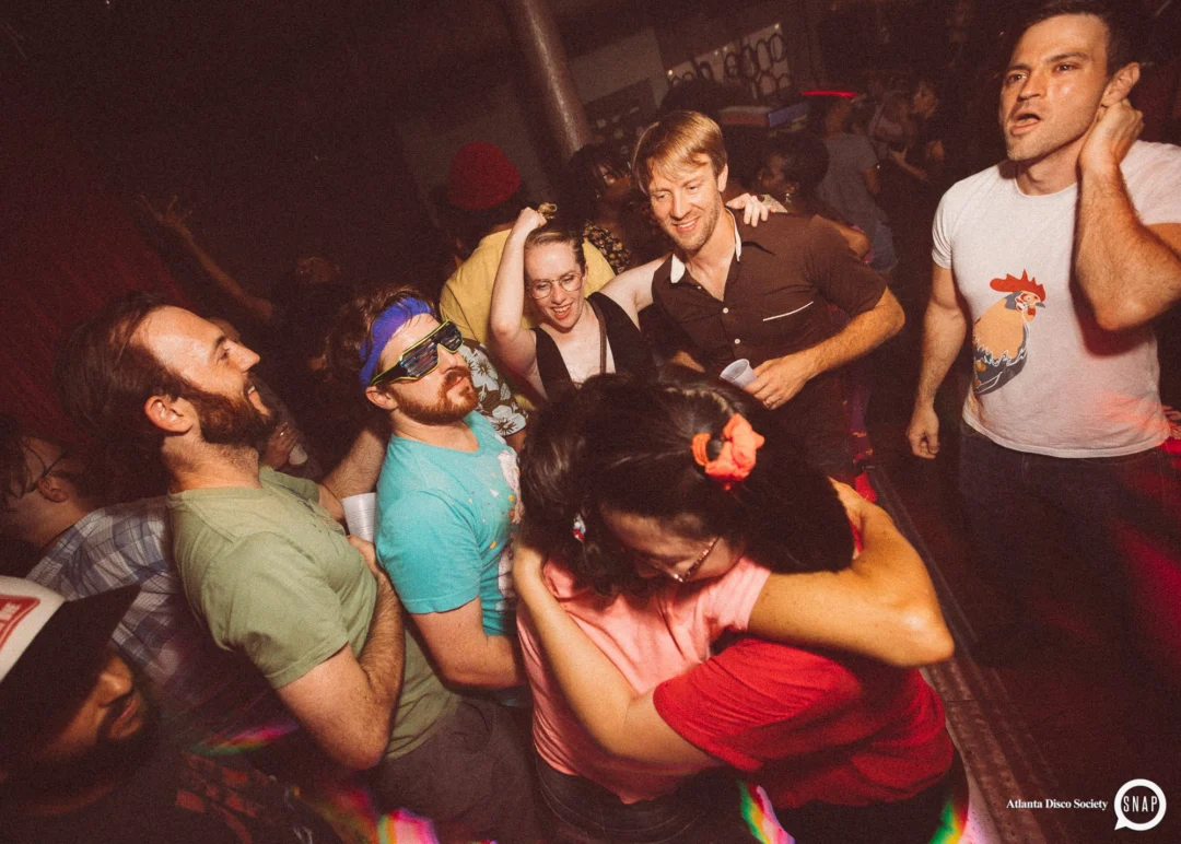 Atlanta Disco Society II at The Basement. East Atlanta. July 28, 2018. Kimber was the DJ. Photos by Stephanie Heath/Oh Snap.