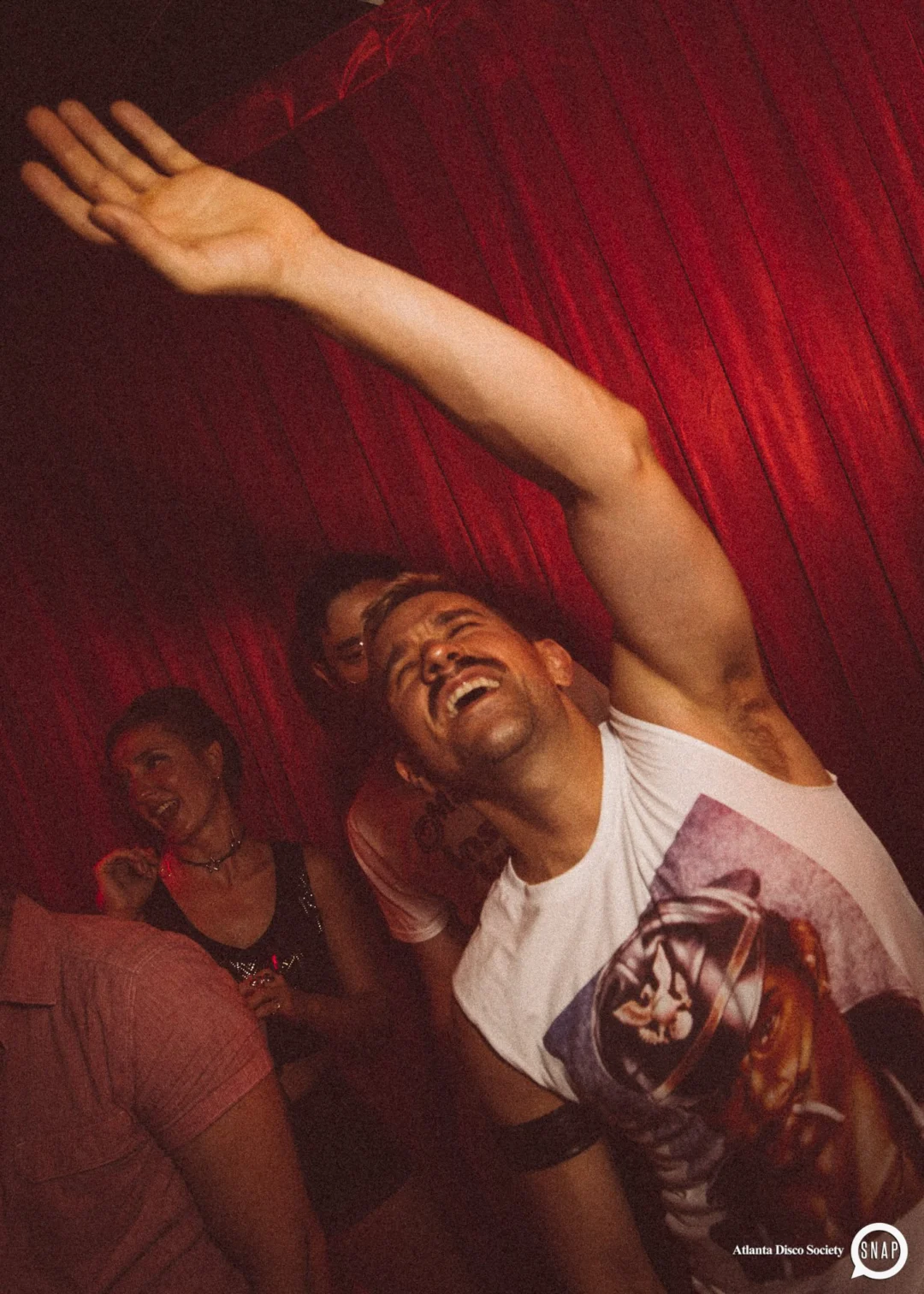 Atlanta Disco Society II at The Basement. East Atlanta. July 28, 2018. Kimber was the DJ. Photos by Stephanie Heath/Oh Snap.
