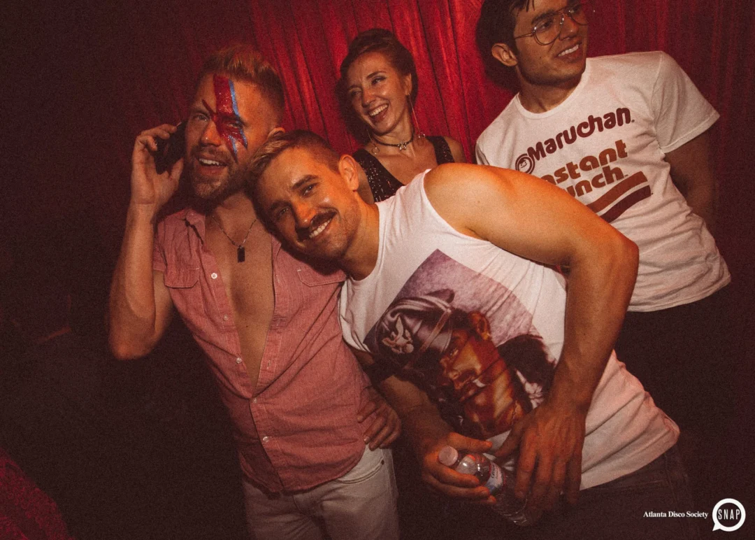 Atlanta Disco Society II at The Basement. East Atlanta. July 28, 2018. Kimber was the DJ. Photos by Stephanie Heath/Oh Snap.